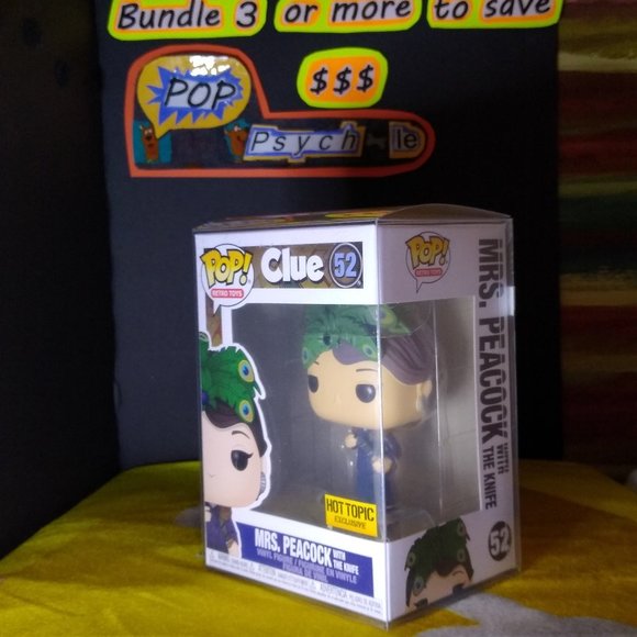 Mrs Peacock Clue Ad Icons Funko Pop 52  NIB with protector - Picture 1 of 4